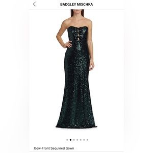 BADGLEY MISCHKA EVENING GOWN